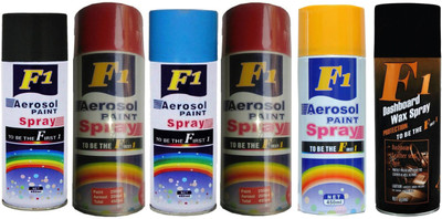 

F1 Premium Multicolor Spray Paint 450 ml(Pack of 6)