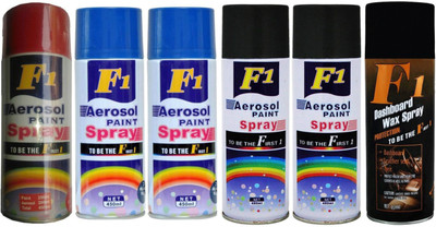 

F1 Premium Multicolor Spray Paint 450 ml(Pack of 6)