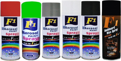 

F1 Premium Multicolor Spray Paint 450 ml(Pack of 6)