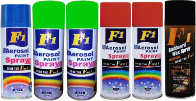 

F1 Premium Multicolor Spray Paint 450 ml(Pack of 6)