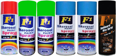 

F1 Premium Multicolor Spray Paint 450 ml(Pack of 6)