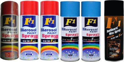 

F1 Premium Multicolor Spray Paint 450 ml(Pack of 6)