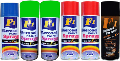 

F1 Premium Multicolor Spray Paint 450 ml(Pack of 6)