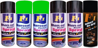 

F1 Premium Multicolor Spray Paint 450 ml(Pack of 6)