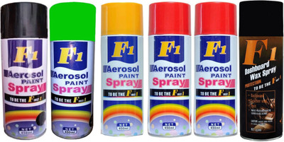 

F1 Premium Multicolor Spray Paint 450 ml(Pack of 6)