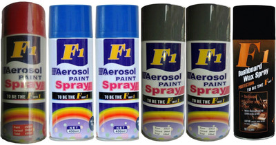

F1 Premium Multicolor Spray Paint 450 ml(Pack of 6)