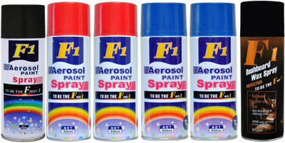

F1 Premium Multicolor Spray Paint 450 ml(Pack of 6)