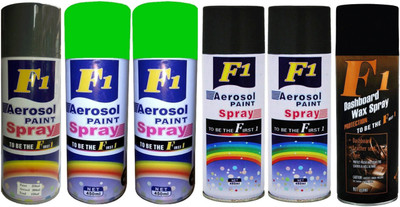 

F1 Premium Multicolor Spray Paint 450 ml(Pack of 6)