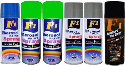 

F1 Premium Multicolor Spray Paint 450 ml(Pack of 6)