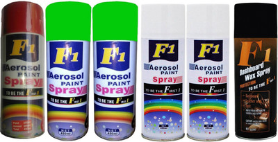 

F1 Premium Multicolor Spray Paint 450 ml(Pack of 6)