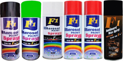 

F1 Premium Multicolor Spray Paint 450 ml(Pack of 6)