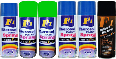 

F1 Premium Multicolor Spray Paint 450 ml(Pack of 6)