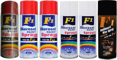 

F1 Premium Multicolor Spray Paint 450 ml(Pack of 6)
