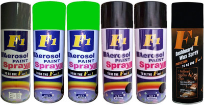 

F1 Premium Multicolor Spray Paint 450 ml(Pack of 6)