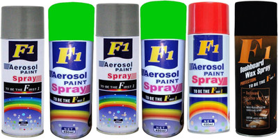

F1 Premium Multicolor Spray Paint 450 ml(Pack of 6)