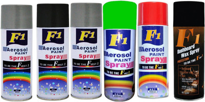 

F1 Premium Multicolor Spray Paint 450 ml(Pack of 6)