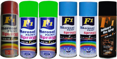 

F1 Premium Multicolor Spray Paint 450 ml(Pack of 6)