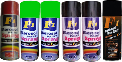 

F1 Premium Multicolor Spray Paint 450 ml(Pack of 6)