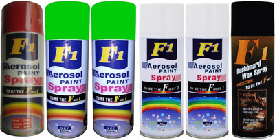 

F1 Premium Multicolor Spray Paint 450 ml(Pack of 6)