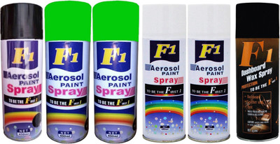 

F1 Premium Multicolor Spray Paint 450 ml(Pack of 6)