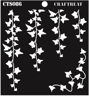 

Craftreat CTS086 Hanging Ivy Stencil(Pack of 1, 6 X 6)