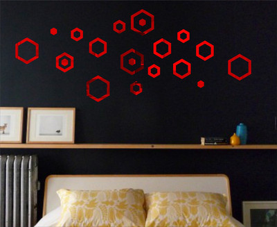 

Naveed Arts  Acrylic Sticker Sticker(Pack of 1, Red