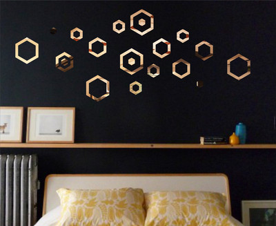Naveed Arts  Acrylic Sticker Sticker(Pack of 1, Bronze