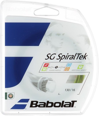 

Babolat SG SPIRALTEK 200M 1.3 Tennis String - 200 m(Black)