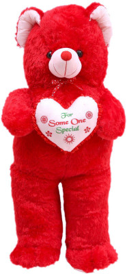

ToynJoy Giant Big Size 5 Feet Red Teddy Bear for Valentine's , Birthday Gift - 148 cm(Red)