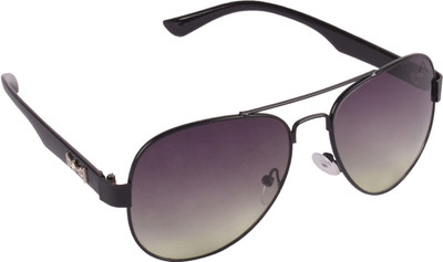 

Aligatorr Aviator Sunglasses(Grey