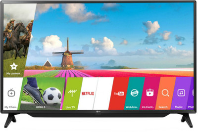 View LG 123cm (49 inch) Full HD LED Smart TV(49LJ617V)  Price Online