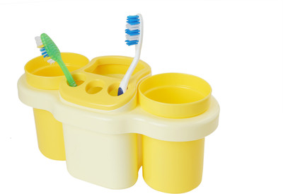 

CSM Multipurpose mountable toothbrush holder Plastic Toothbrush Holder(Yellow, Wall Mount)