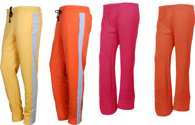 IndiWeaves Solid Women Multicolor Track Pants