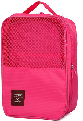 

House of kart Waterproof Travelling Shoe Storage Bag Storage Footwear Organiser Pouch(Pink)