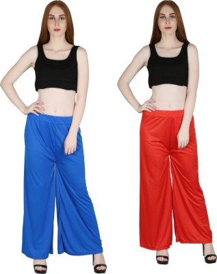 MARAMI Regular Fit Women Red, Blue Trousers