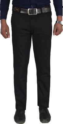Clivemont Regular Fit Men Black Trousers