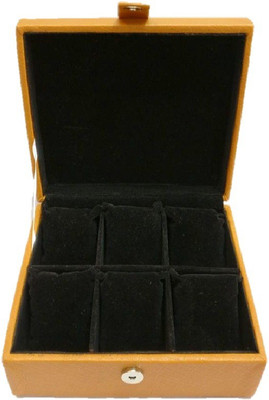 

Addyz Premium quality Watch Box ,Jewelry, Bracelets Case Organizer Storage Vanity Box(Gold, Black)