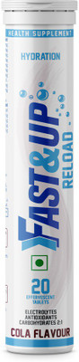 

FAST&UP Reload - Cola (Tube of 20) Electrolyte Instant Hydration Drink(160 mg)