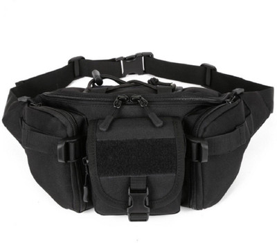 

Aeoss Outdoor Unisex Waist Bag Tactical Military Waist Pack Chest Bag Pouch Waist Pack With Water Bottle Pocket Holder Molle Fanny Hip Belt Bag Unisex Waist Bag(Black)