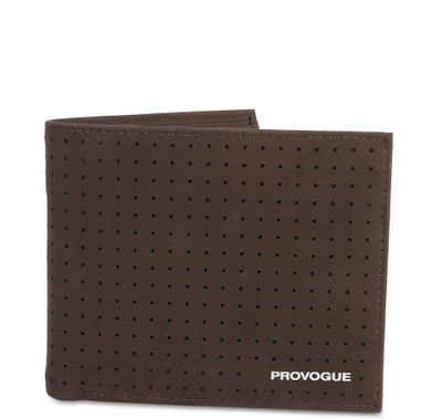 

Provogue Men Brown Genuine Leather Wallet(4 Card Slots)