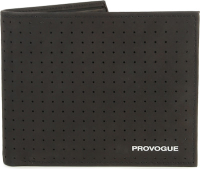 

Provogue Men Black Genuine Leather Wallet(9 Card Slots)