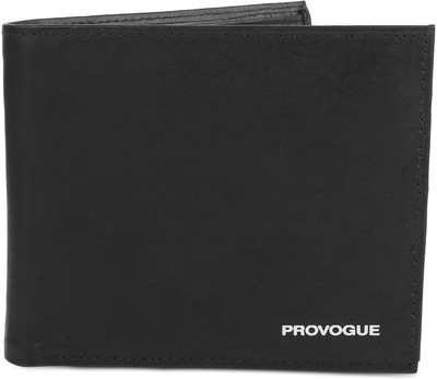 

Provogue Men Black Genuine Leather Wallet(9 Card Slots)