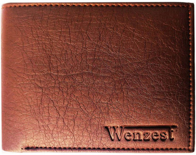 

Wenzest Boys Brown Artificial Leather Wallet(10 Card Slots)