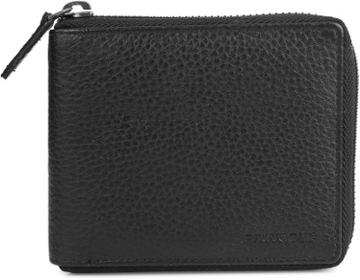 

Provogue Men Casual Black Genuine Leather Wallet(3 Card Slots)