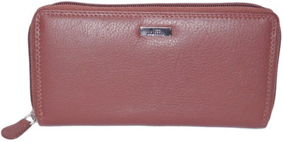 

AVES Fashion Women Brown Genuine Leather Wallet(2 Card Slots)
