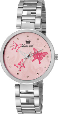 

louisweil LR1220 Pink Aspire Collection Watch - For Girls