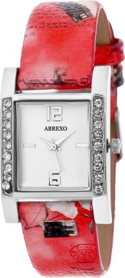 Abrexo Abx-NH5017-WHT RED Ladies TNT Design Excellence Raga Series Watch  - For Women   Watches  (Abrexo)