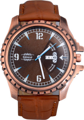 

EDMOND DAY N DATE ANALOG WATCH FOR MEN (BROWN ED-015) ED DND-015 Watch - For Men