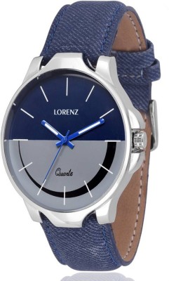 Lorenz MK-1058A Blue Dial & Denim Style Strap Watch  - For Men   Watches  (Lorenz)