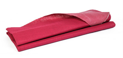 

Vardhman Laminated Jute Cloth color Dark Pink, size 39" x 48" ,used in bags making ,decor, wedding, craft projects ,dresses ,decorations, etc fast color